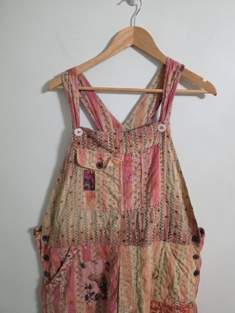 Magnolia Pearl Sunfaded Love Overalls One Size - Picture 2 of 14